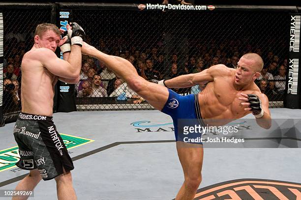 Georges St-Pierre def. Matt Hughes - Submission - 4:54 round 2 during UFC 79 at Mandalay Bay Events Center on December 29, 2007 in Las Vegas, Nevada.