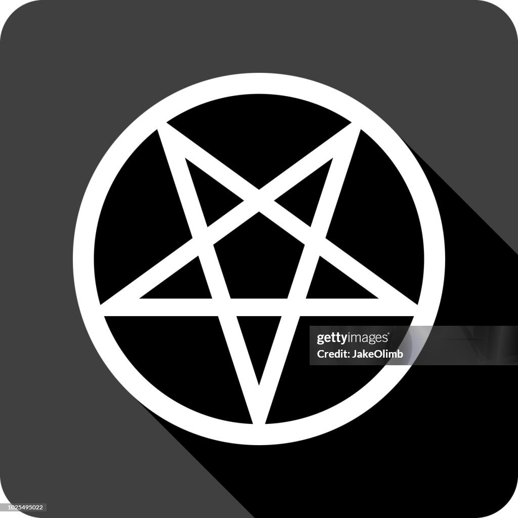 Icona pentagramma Silhouette