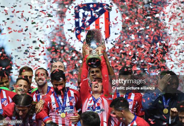 2,184 Atletico Madrid Uefa Super Cup 2018 Stock Photos, HighRes