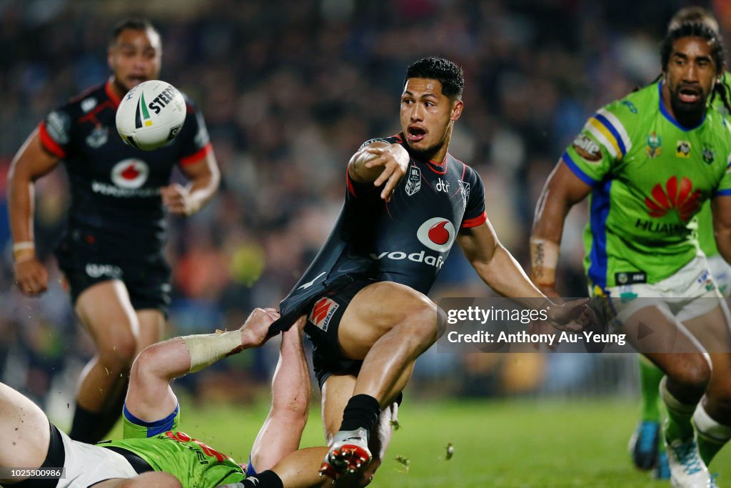 NRL Rd 25 - Warriors v Raiders