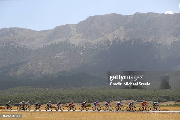 Thibaut Pinot of France and Team Groupama FDJ / Mickael Delage of France and Team Groupama FDJ / Antoine Duchesne of Canada and Team Groupama FDJ /...