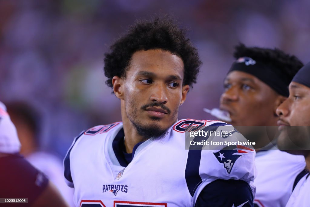 Derek Rivers New England Patriots defensive end Derek Rivers on the sideline... News ...