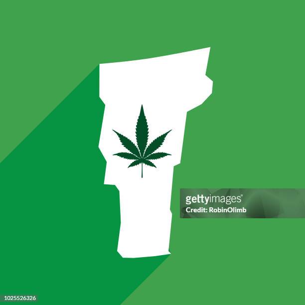 vermont state marihuana karte - montpelier stock-grafiken, -clipart, -cartoons und -symbole