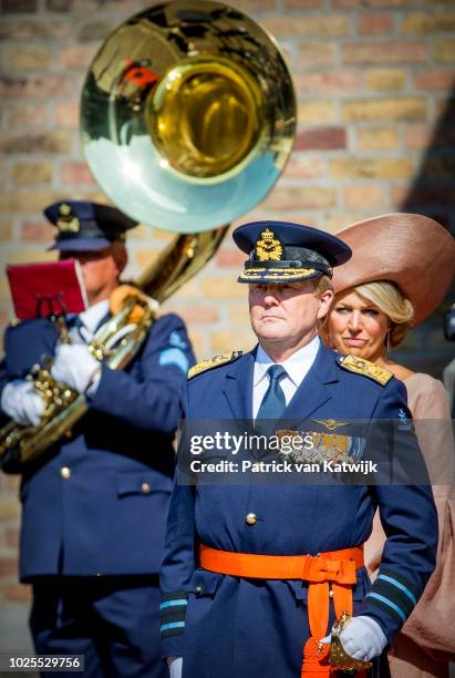 King Willem-Alexander of The Netherlands and Queen Maxima of The Netherlands attend the military ceremony of the Willemsorde, the highest military...