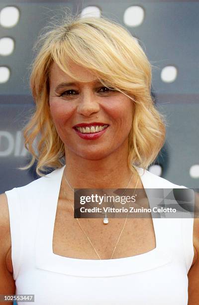 Maria De Filippi attends the Mediaset Night TV Programming Presentation on June 30, 2010 in Milan, Italy.