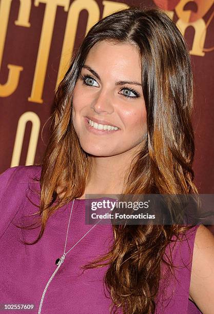 Actress Amaia Salamanca attends 'Union de Actores' awards, at the Price Circus on March 29, 2010 in Madrid, Spain.