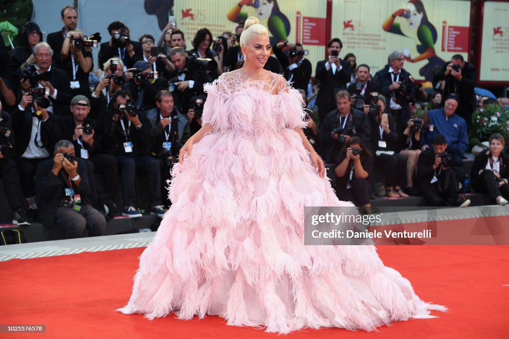 A Star Is Born Red Carpet Arrivals - 75th Venice Film Festival