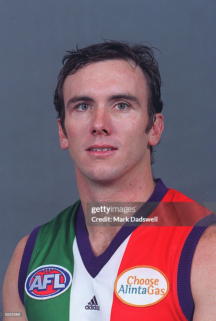 Jason Norrish Jason Norrish for the Fremantle Dockers poses for a portrait headshot ...