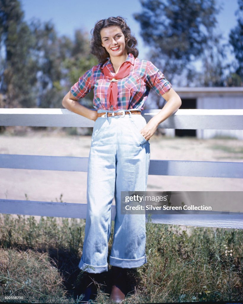 Jane Ru American actress Jane Russell, circa 1950. News Photo - Getty Images