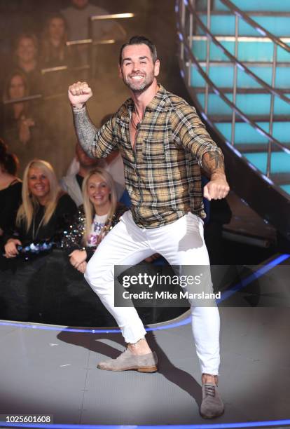 Ben Jardine is evicted from the Celebrity Big Brother house at Elstree Studios on August 31, 2018 in Borehamwood, England.