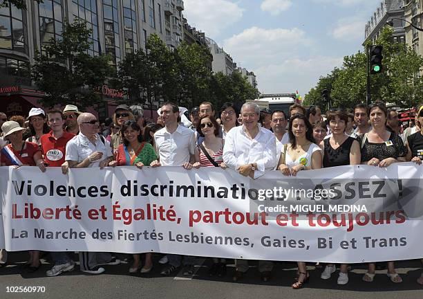 Deputy mayor of Paris Anne Hidalgo , Ile-de-France region president Jean-Paul Huchon and general secretary of the Europe Ecology party Cecile Duflot...