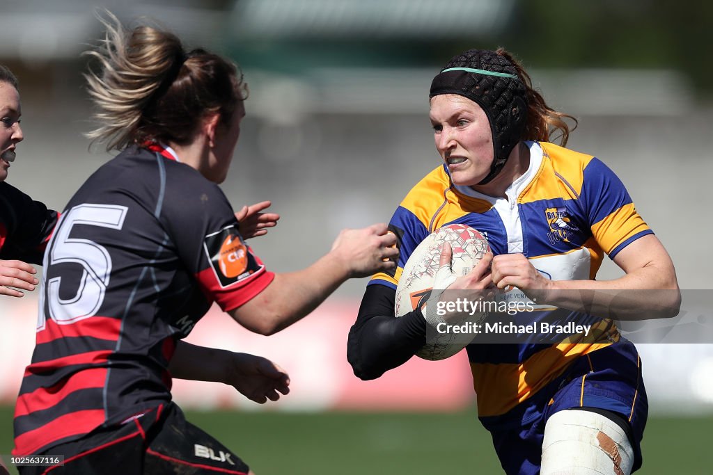 Bay Of Plenty S Emily Magee Is Taken In A Solid Tackle During The