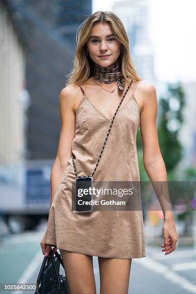 Stefanie Giesinger attends the 2018 Victoria's Secret Fashion Show ...