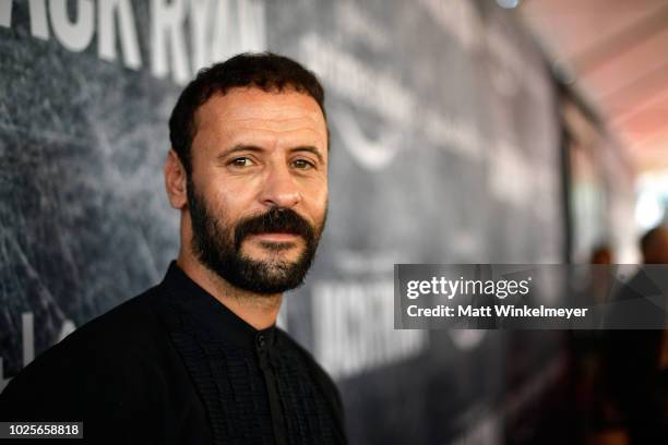 Ali Suliman attends the premiere of "Tom Clancy's Jack Ryan" at The Opening Night of Los Angeles Fleet Week 2018 at Battleship Iowa on August 31,...