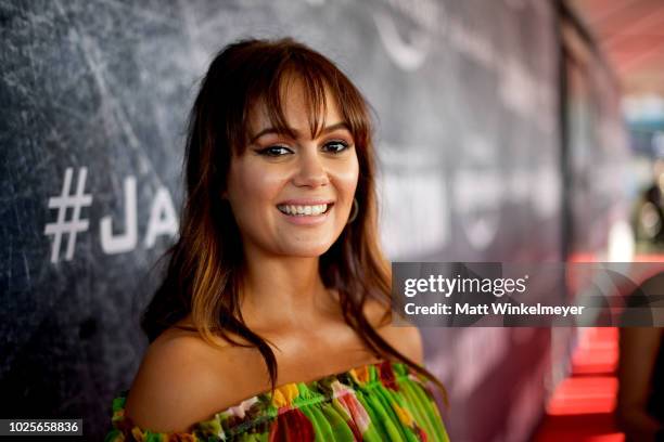 Dina Shihabi attends the premiere of "Tom Clancy's Jack Ryan" at The Opening Night of Los Angeles Fleet Week 2018 at Battleship Iowa on August 31,...