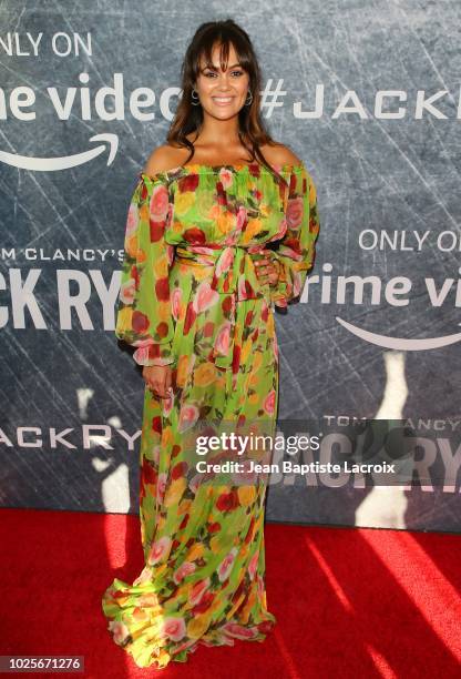 Dina Shihabi attends the premiere of 'Tom Clancy's Jack Ryan' at The Opening Night of Los Angeles Fleet Week 2018 at Battleship Iowa on August 31,...