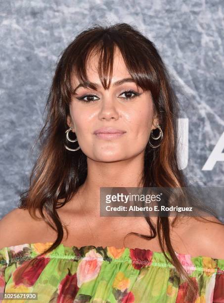 Dina Shihabi attends the premiere of Amazon Prime's of "Tom Clancy's Jack Ryan" at the Battleship Iowa on August 31, 2018 in San Pedro, California.