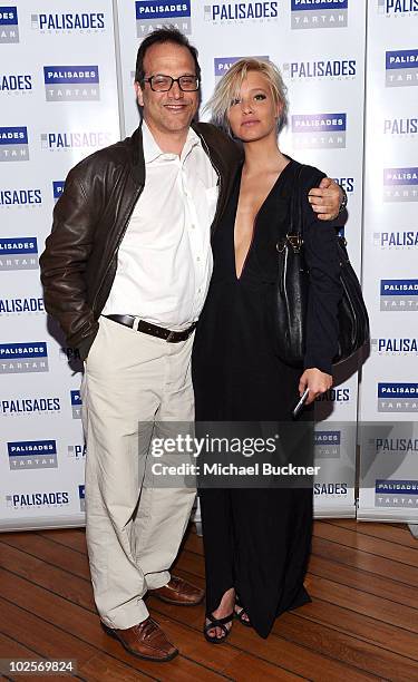 Gary Michael Walters and guest attend the Palisades Media Corp and Vin Roberti Salute Independent Film Party held at the Hotel du Cap during the 63rd...