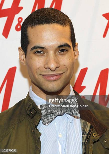 Paul Johnson-Calderon attends H&M's launch of Fashion Against AIDS at H&M Fifth Avenue on May 19, 2010 in New York City.