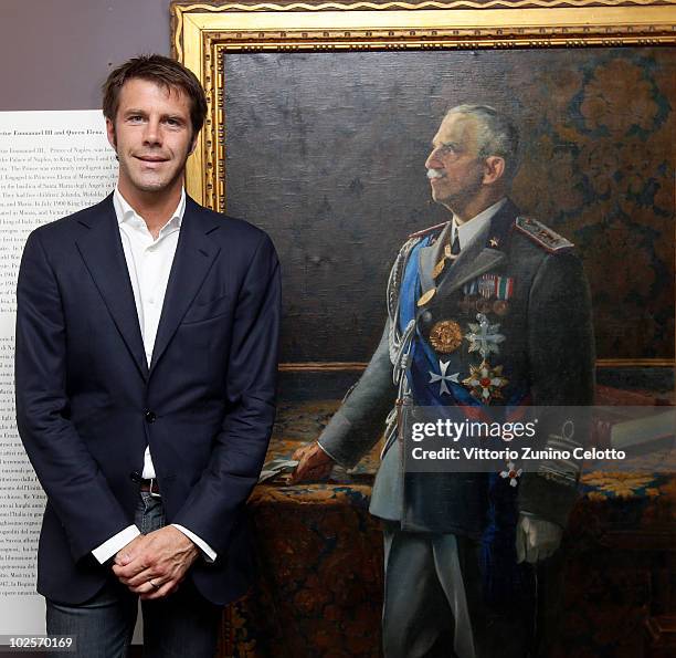 Emanuele Filiberto Of Savoia attends the "Casa Savoia" Opening Exhibition held at Spazio Oberdan on July 1, 2010 in Milan, Italy.