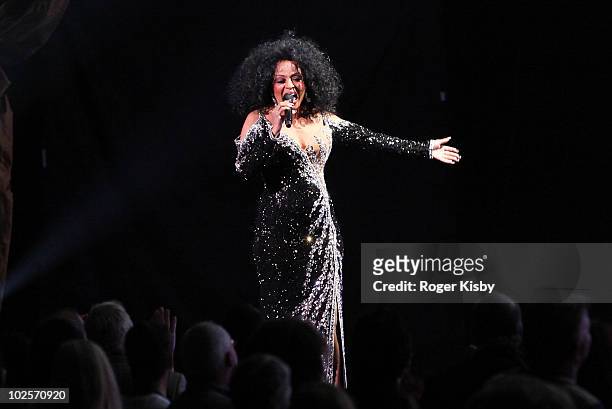Singer Diana Ross performs onstage in concert at Radio City Music Hall on May 19, 2010 in New York City.