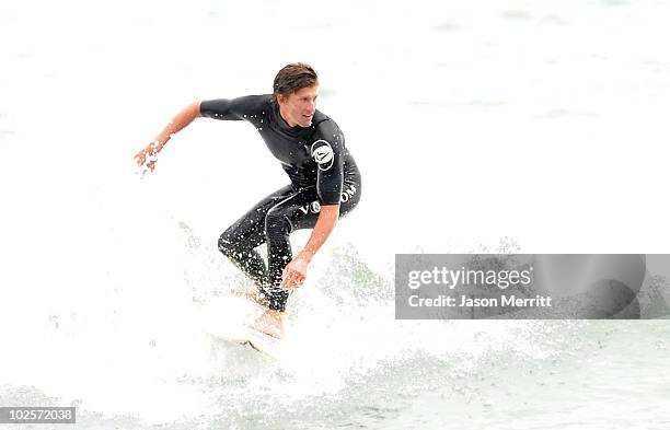 Professional surfer Bruce Irons during the Oakley annual "Learn to Ride" surf trip fueled by Muscle Milk at Montage Laguna Beach Hotel on June 25,...
