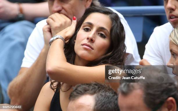 Xisca Perello, girlfriend of Rafael Nadal attends his match on day 5 of the 2018 tennis US Open on Arthur Ashe stadium at the USTA Billie Jean King...