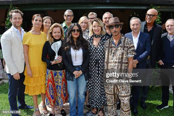 Derek Blasberg, Livia Firth, Emilie Livingston, Caroline Scheufele, Jeff Goldblum, Salma Hayek, Cate Blanchett, Colin Firth, Stefania Rocca, Carlo...