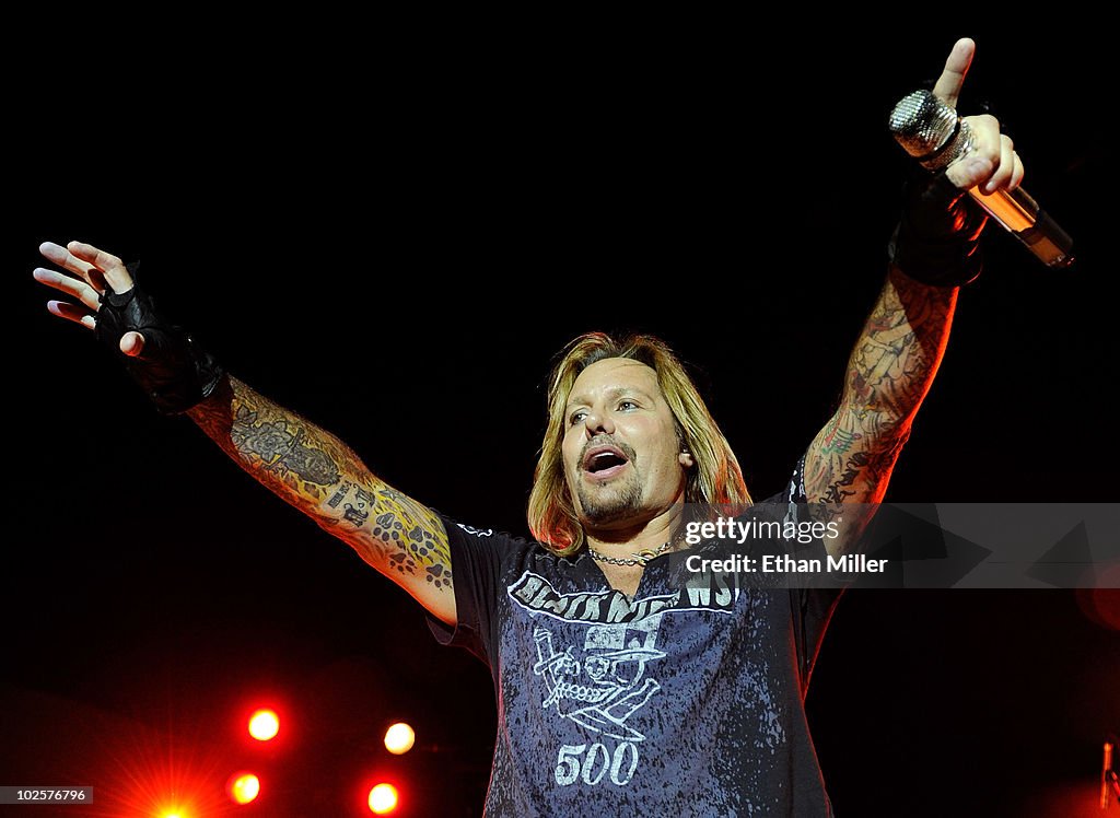 Vince Neil Performs At The Palms In Las Vegas