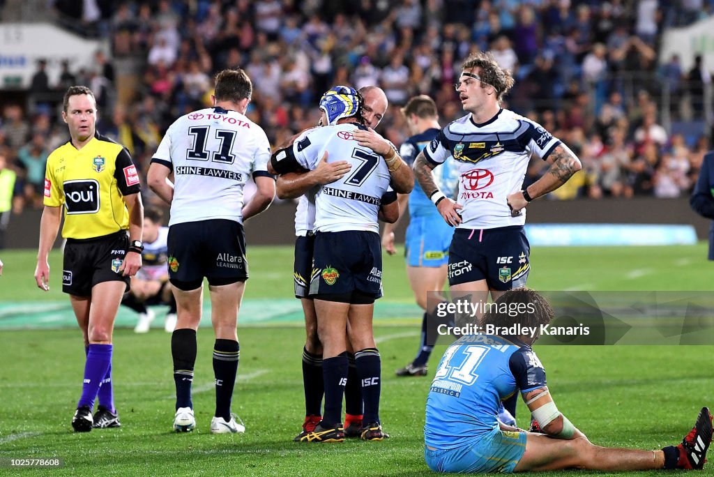 NRL Rd 25 - Titans v Cowboys