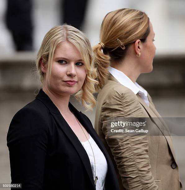 Annalena Wulff , daughter from his first marriage of new German President Christian Wulff, and Wulff's second wife new German First Lady Bettina...
