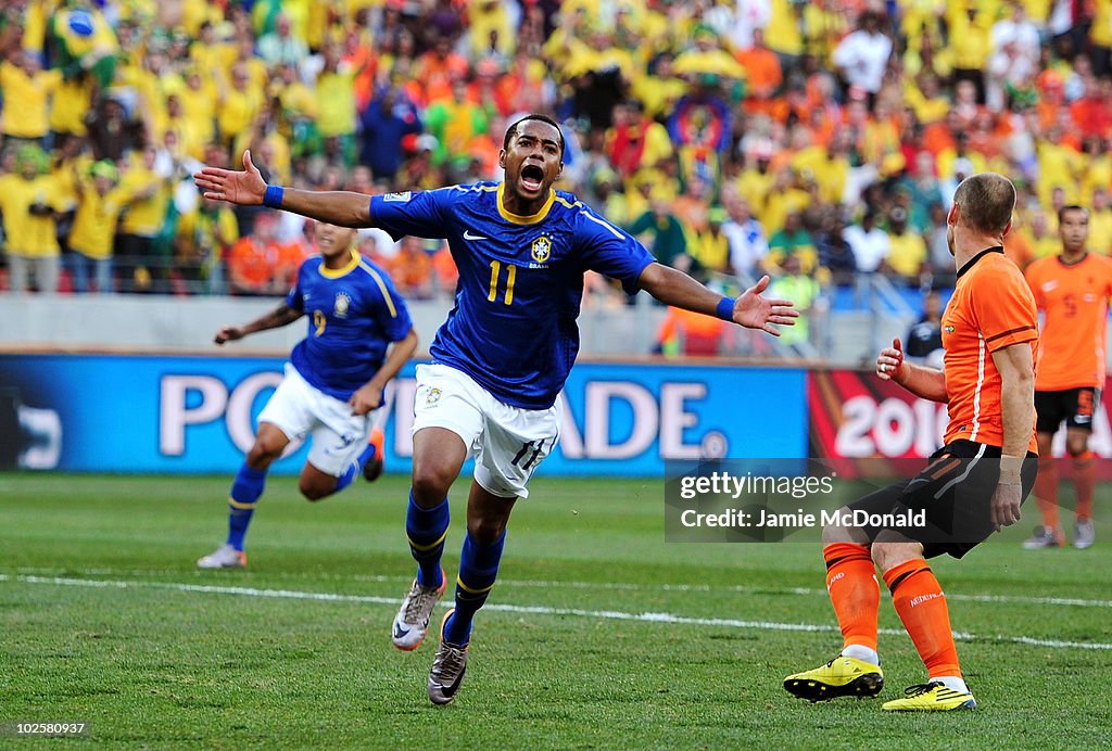 Netherlands v Brazil: 2010 FIFA World Cup - Quarter Finals