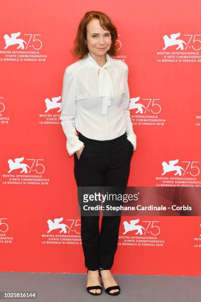 Jessica Harper attends 'Suspiria' photocall during the 75th Venice Film Festival at Sala Casino on September 1, 2018 in Venice, Italy.