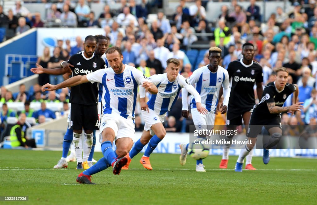 Brighton & Hove Albion v Fulham FC - Premier League