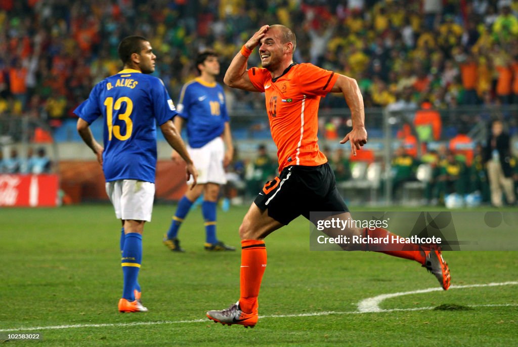 Netherlands v Brazil: 2010 FIFA World Cup - Quarter Finals