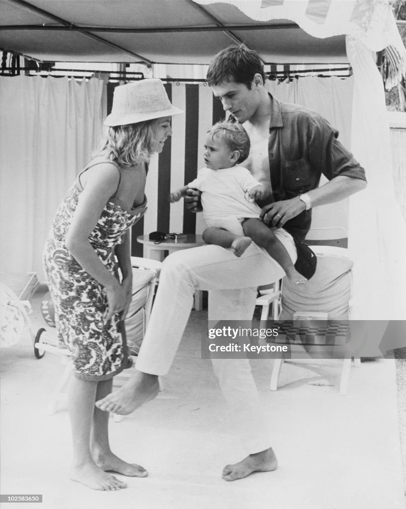 Delon And Family