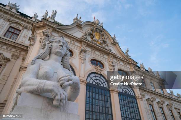 The Belvedere palace. Schloss Belvedere is a palaces set of baroque style located in Vienna . The palace was built in 1723, it was designed by Johann...