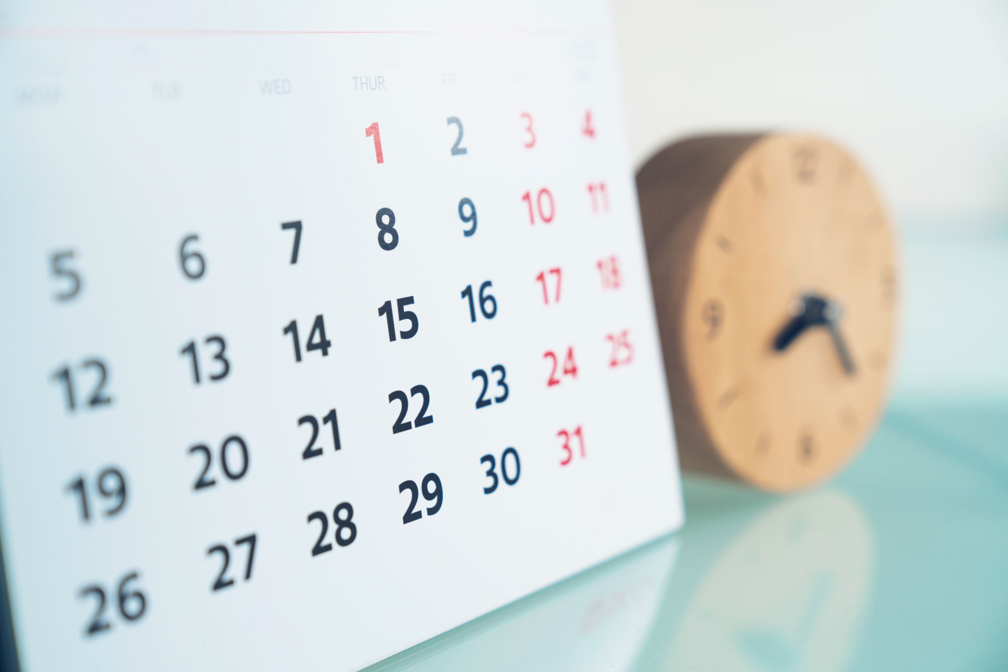 clock schedule