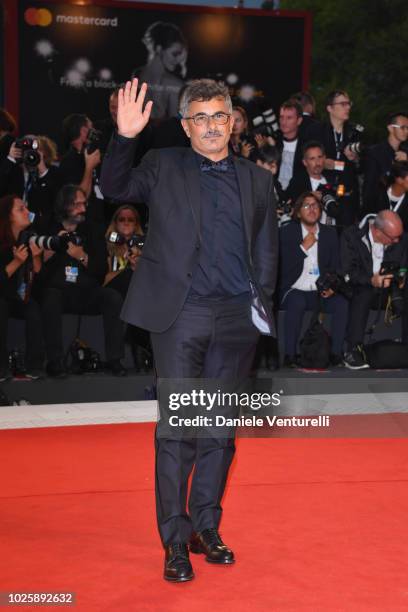 Jury member Paolo Genovese walks the red carpet ahead of the 'Suspiria' screening during the 75th Venice Film Festival at Sala Grande on September 1,...