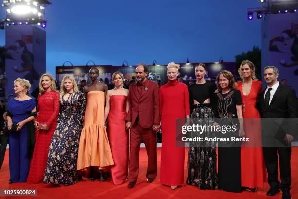 Guest, Fabrizia Sacchi, Chloe Grace Moretz, Alek Wek, Dakota Johnson, Luca Guadagnino, Tilda Swinton, Mia Goth, Jessica Harper, Malgorzata Bela and...