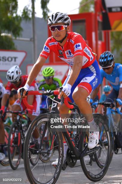 Arrival / Rudy Molard of France and Team Groupama FDJ Red Leader Jersey / during the 73rd Tour of Spain 2018 / Stage 8 a 195,1km stage from Linares...