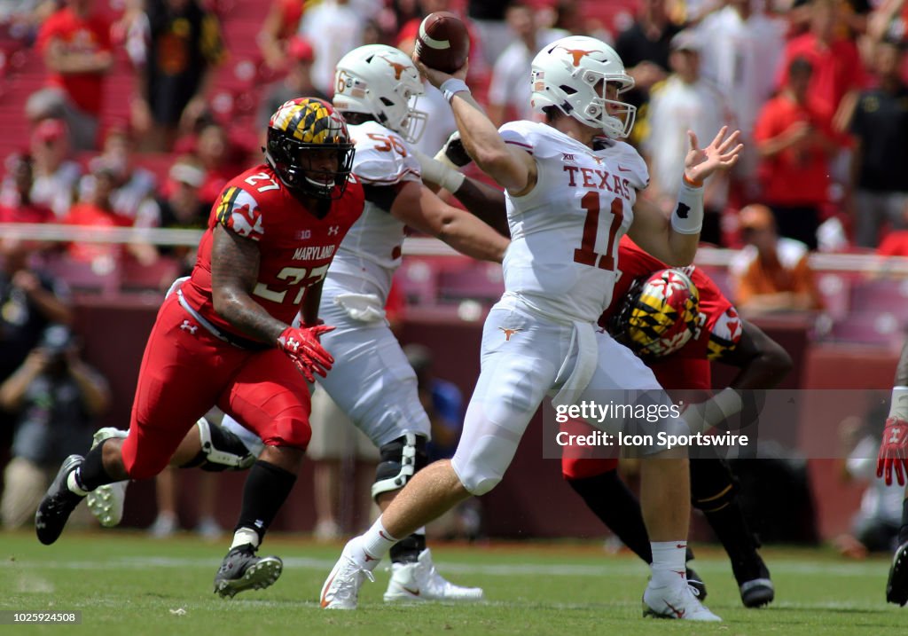 COLLEGE FOOTBALL: SEP 01 Texas v Maryland