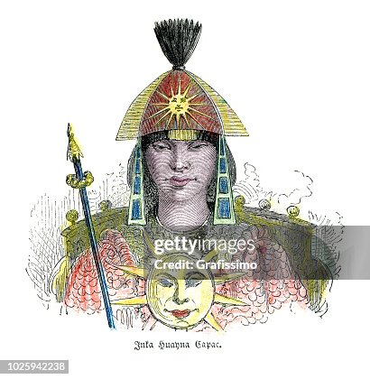Inca Huayna Capac Chief Leader 15th Century High-Res Vector Graphic ...