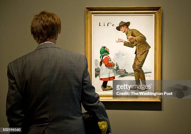 June 29: A Life cover from 1917 titled "Polley Voos Fransay?" Preview of the Norman Rockwell collection at the Smithsonian American Art Museum lent...
