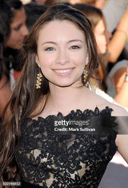 Actress Jodelle Ferland arrives to the premiere of "The Twilight Saga: Eclipse" during the 2010 Los Angeles Film Festival at Nokia Theatre L.A. Live...