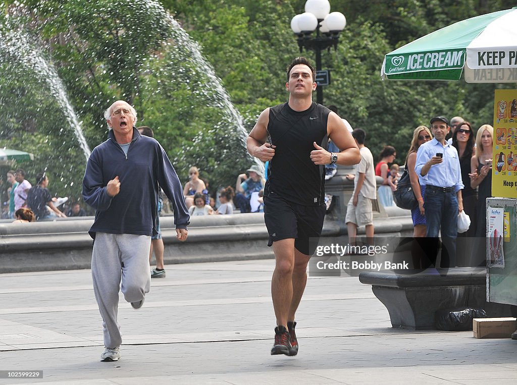 On Location For "Curb Your Enthusiasm" - July 2, 2010