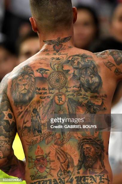 110 Sergio Ramos Tattoo Photos and Premium High Res Pictures - Getty Images