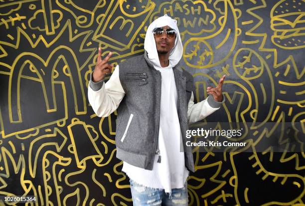 Rapper Nick Cannon attends McDonald's At Made In America Festival on September 1, 2018 in Philadelphia, Pennsylvania.