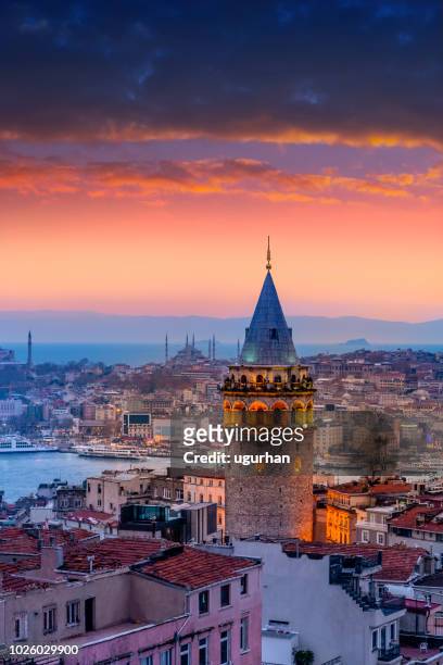 aerial view istanbul - istanbul stock pictures, royalty-free photos & images