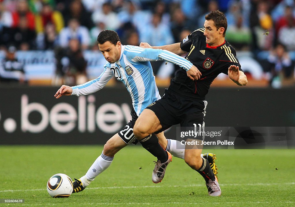 Argentina v Germany: 2010 FIFA World Cup - Quarter Finals